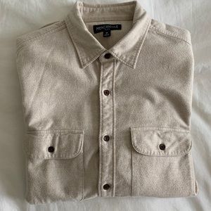 JCREW Mercantile Long Sleeved Elbow Patch Shirt